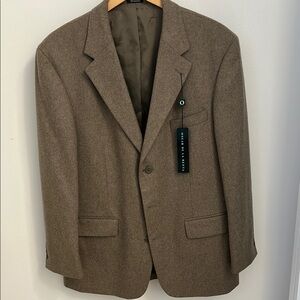 Oscar de la Renta Wool Cashmere Blazer 44R New